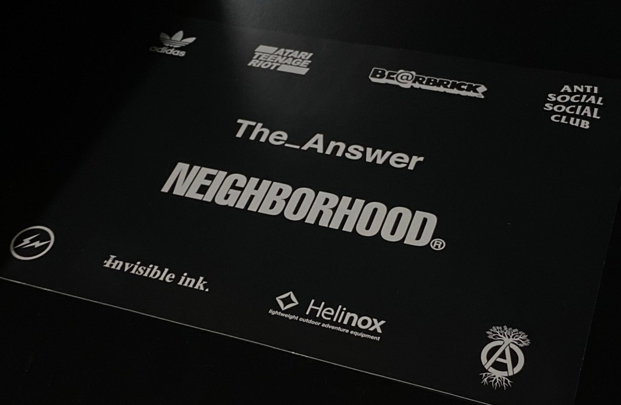 NEIGHBORHOOD - NEIGHBORHOOD SRL x INVISIBLE INK Lサイズの+