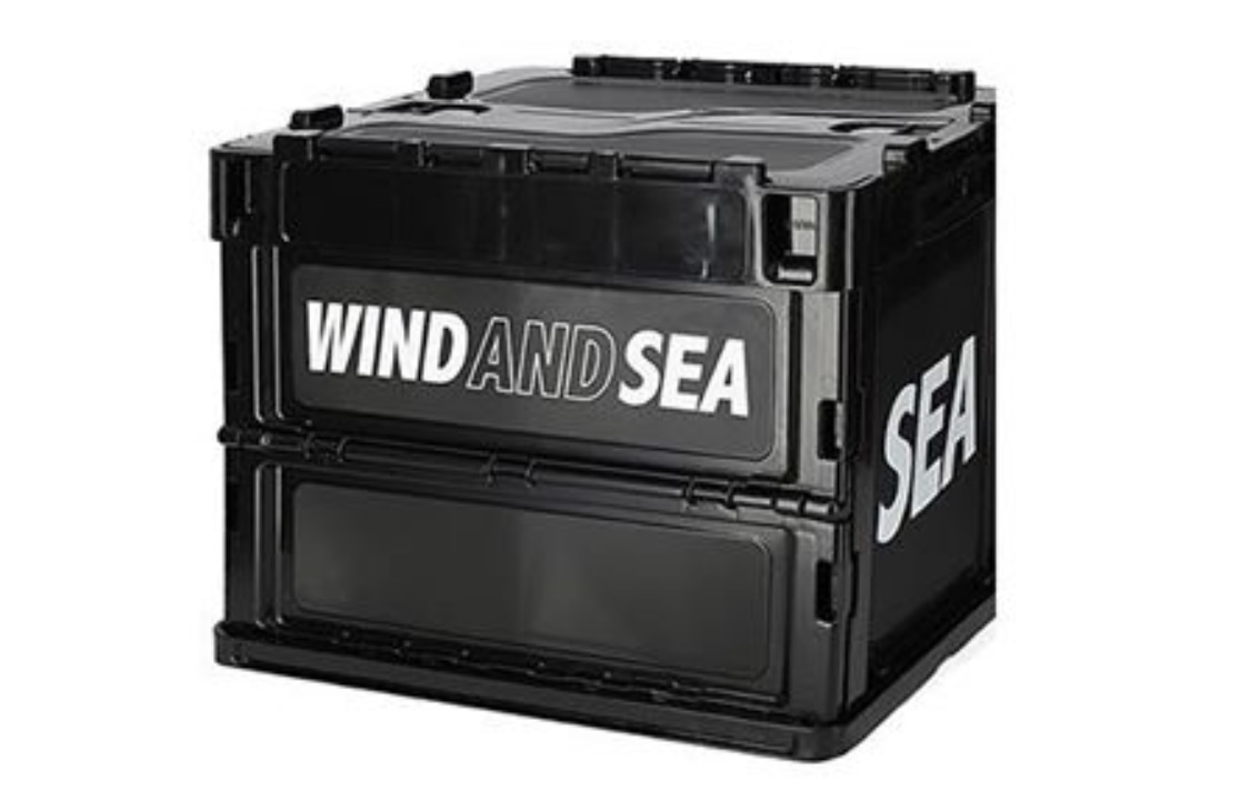 WIND AND SEA CONTAINER BOX コンテナブラック1個グレー1個使用状況